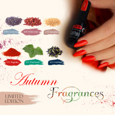 Гель-лак PNB «Autumn Fragrances Collection» № 308-313 /Gel Polish PNB/